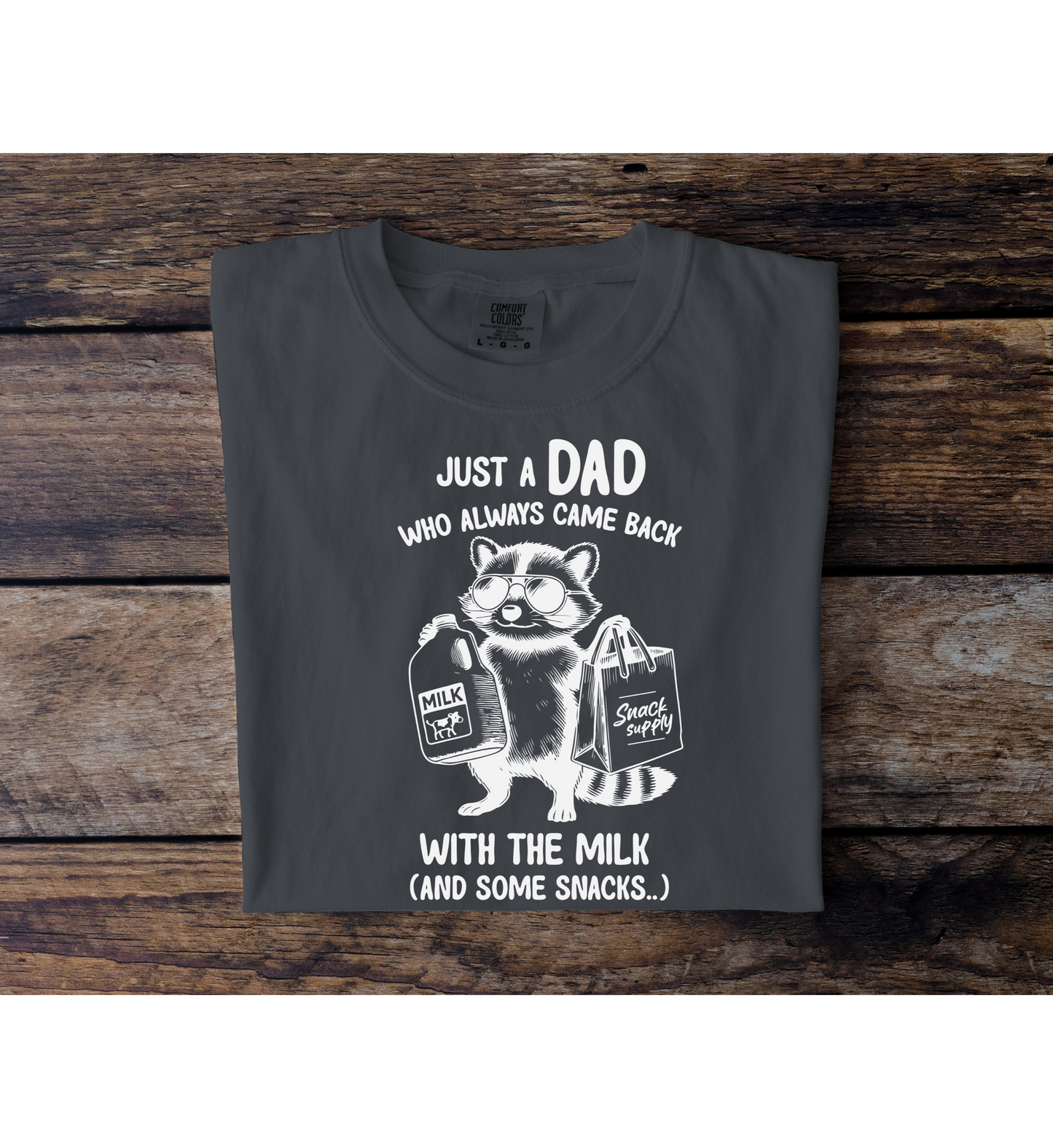 Milk And Snacks Racoon