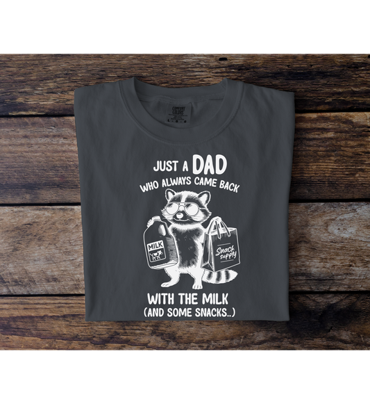 Milk And Snacks Racoon