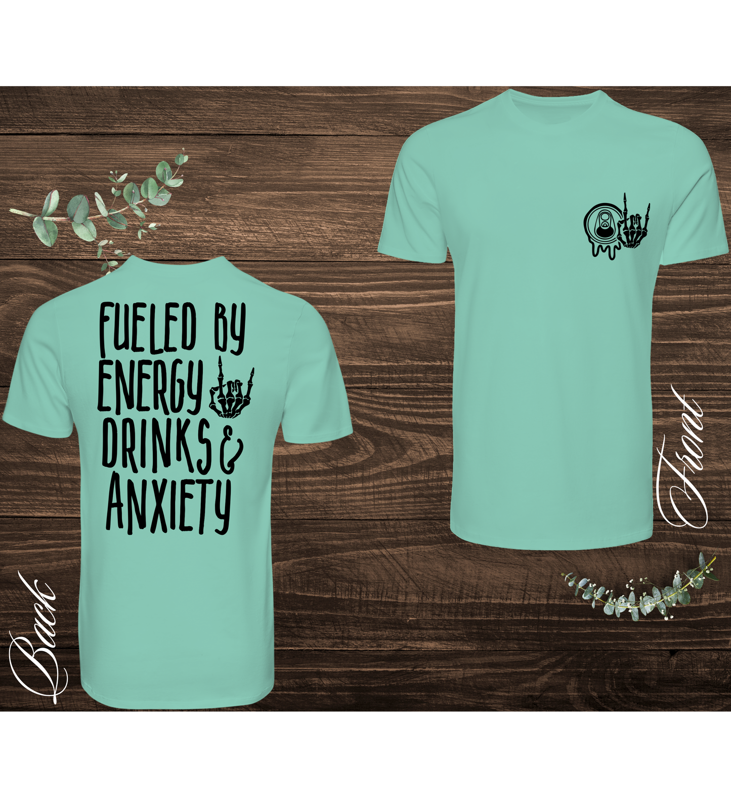 Energy Drinks & Anxiety Tee