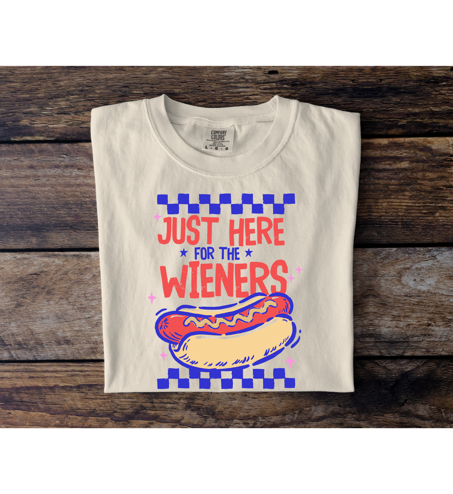 Here For The Wieners Tee
