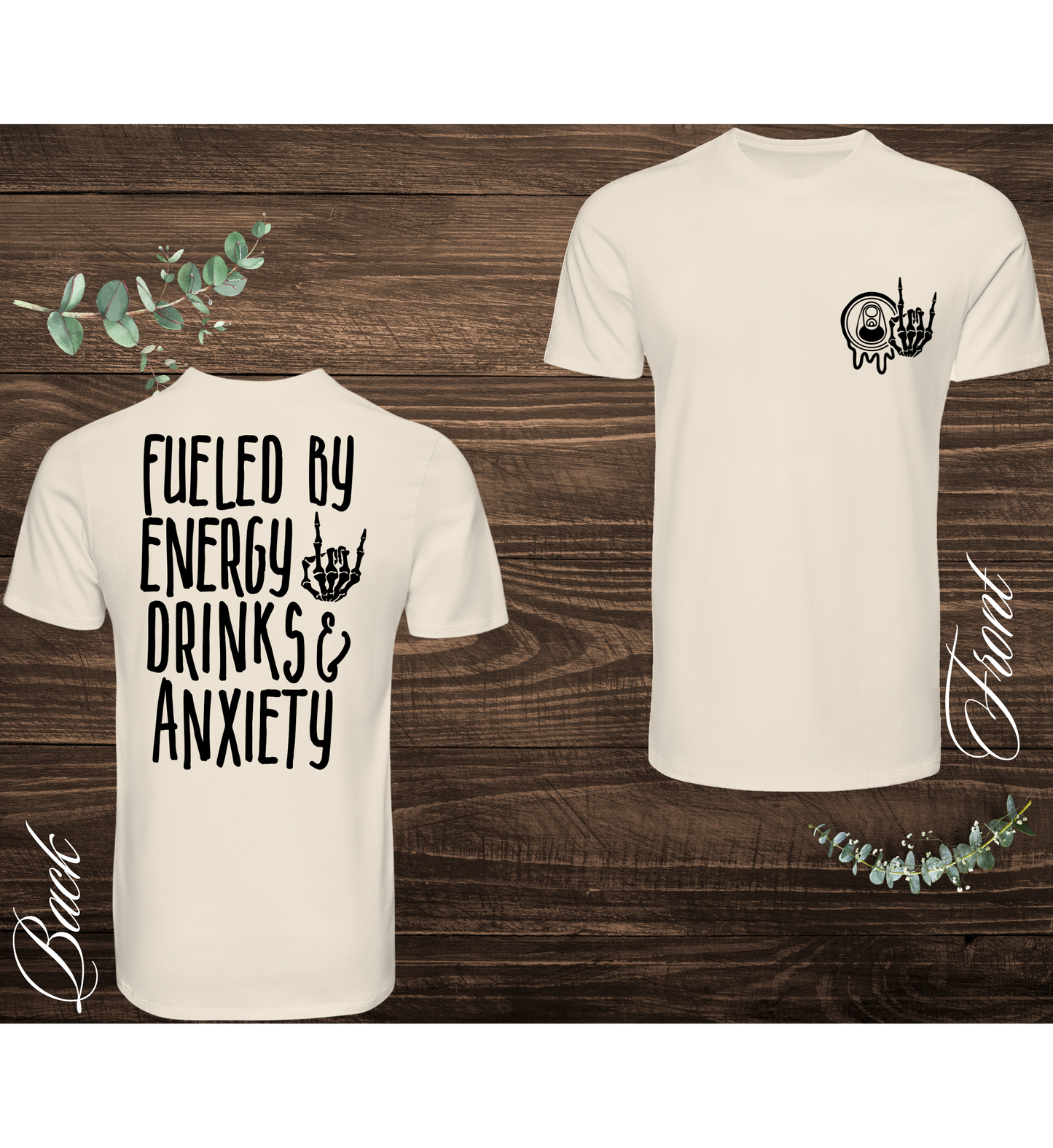 Energy Drinks & Anxiety Tee