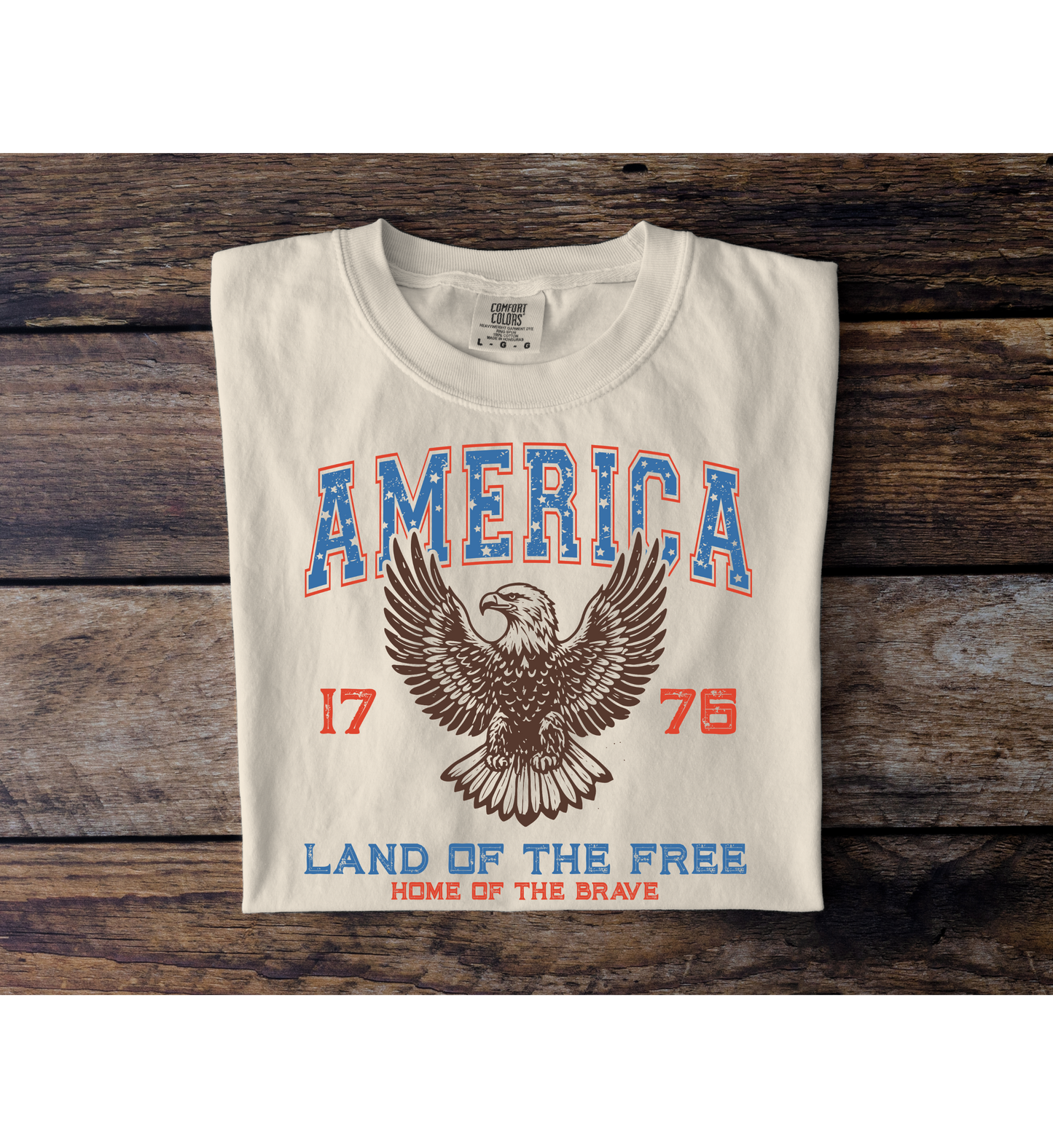 Land of The Free Eagle Tee