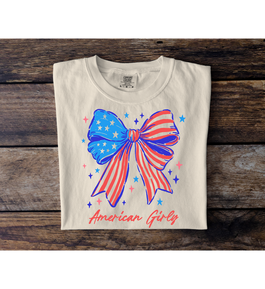 American Girls Bow Tee