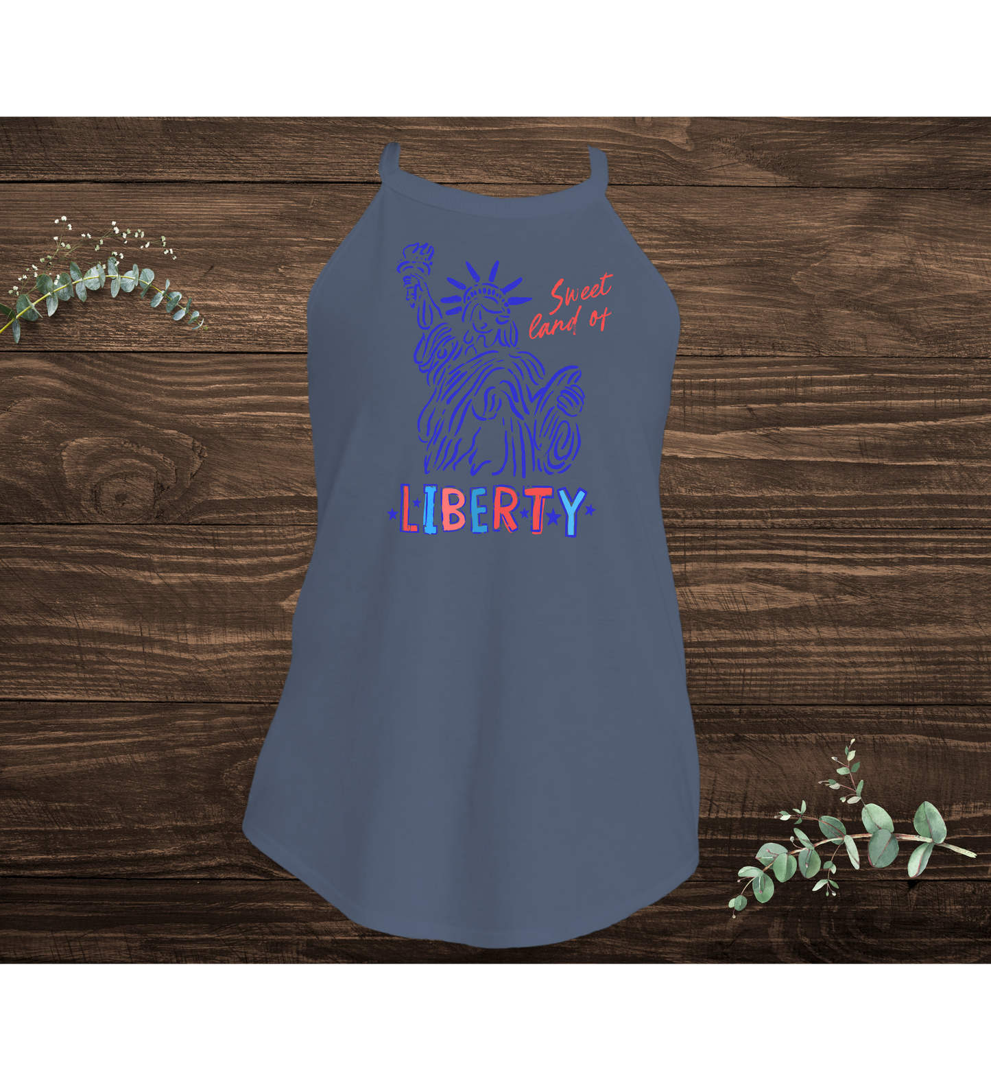 Sweet Land Of Liberty Statue 2 Tank