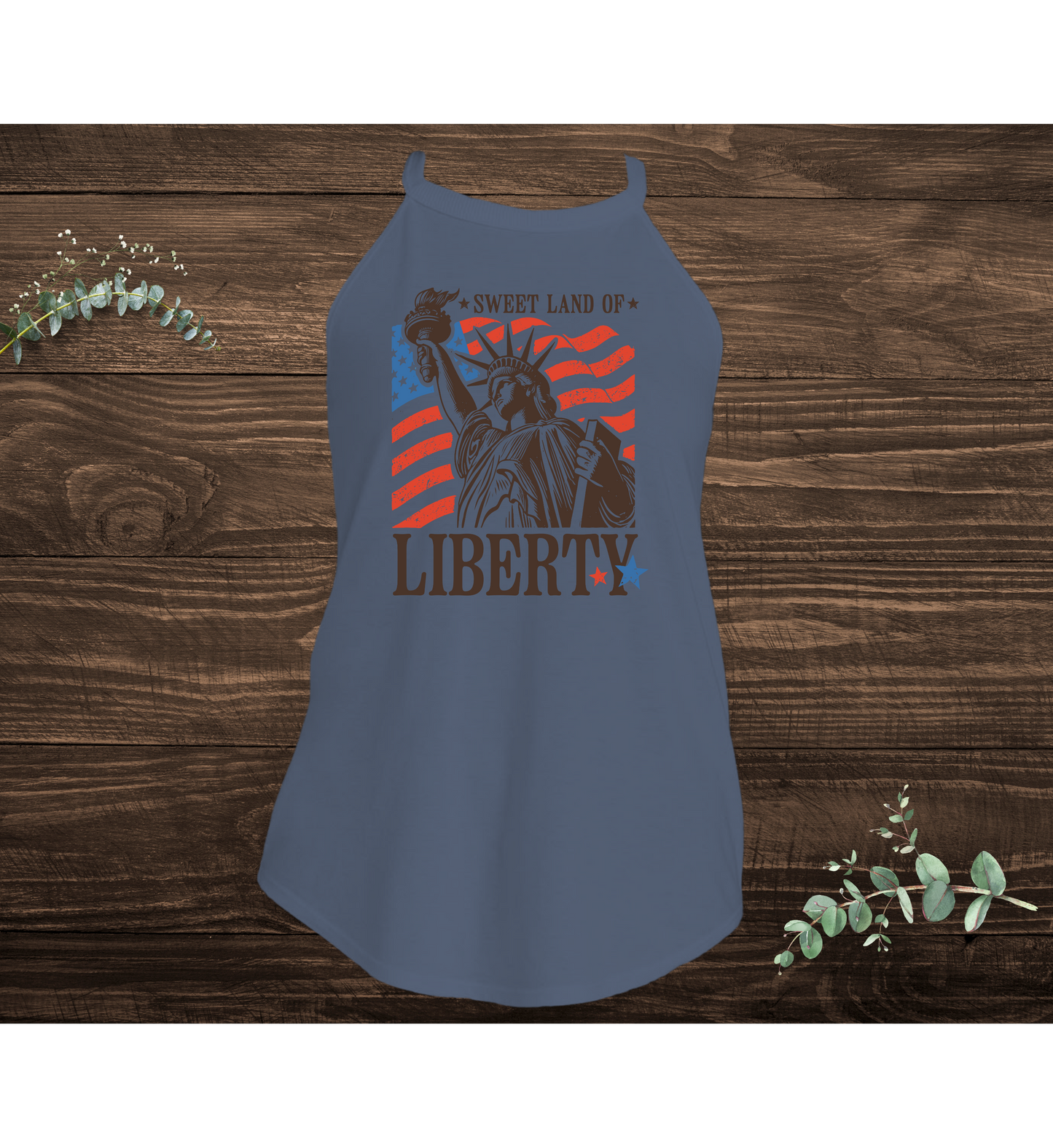 Sweet Land Of Liberty Statue Tank