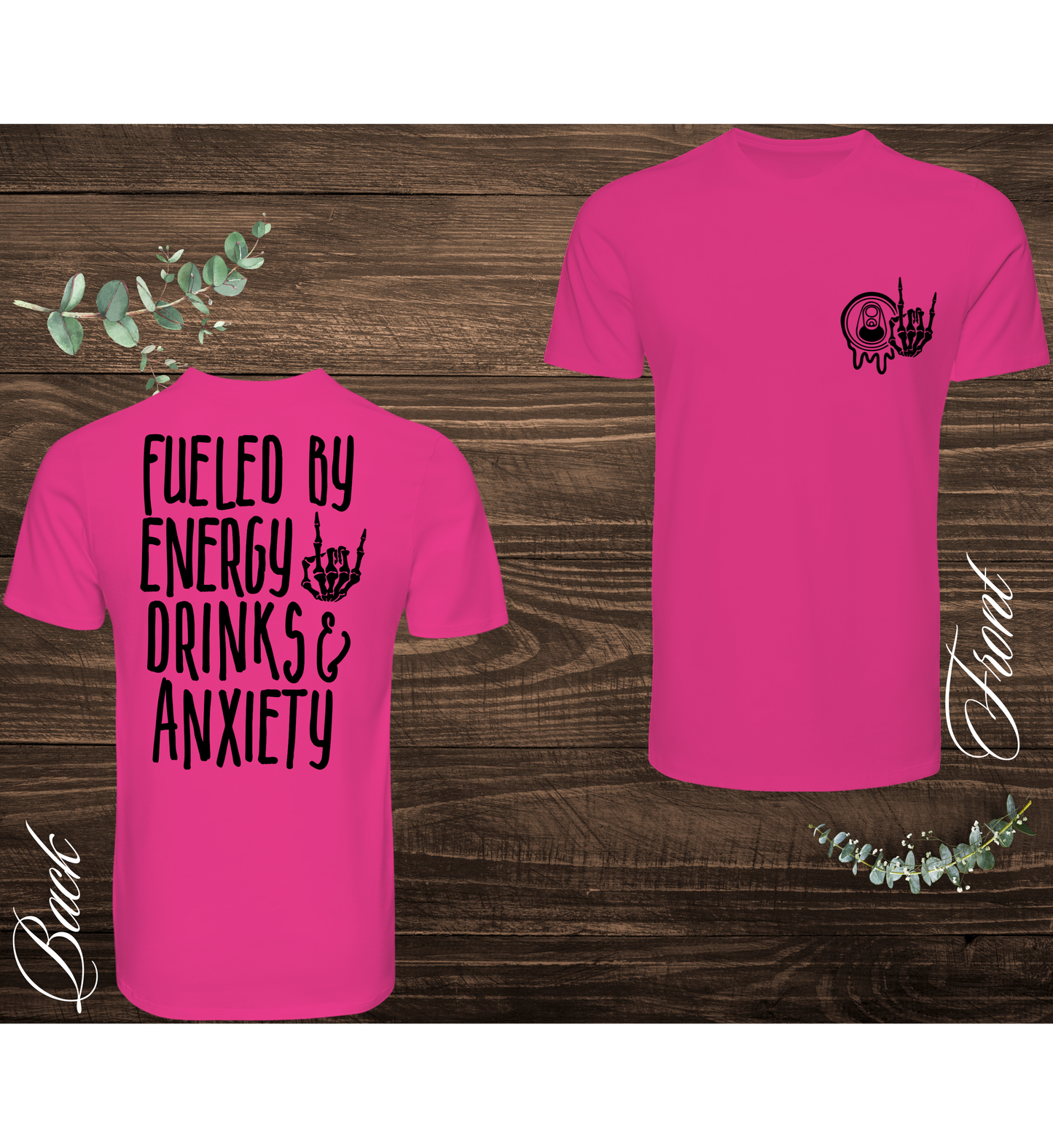 Energy Drinks & Anxiety Tee