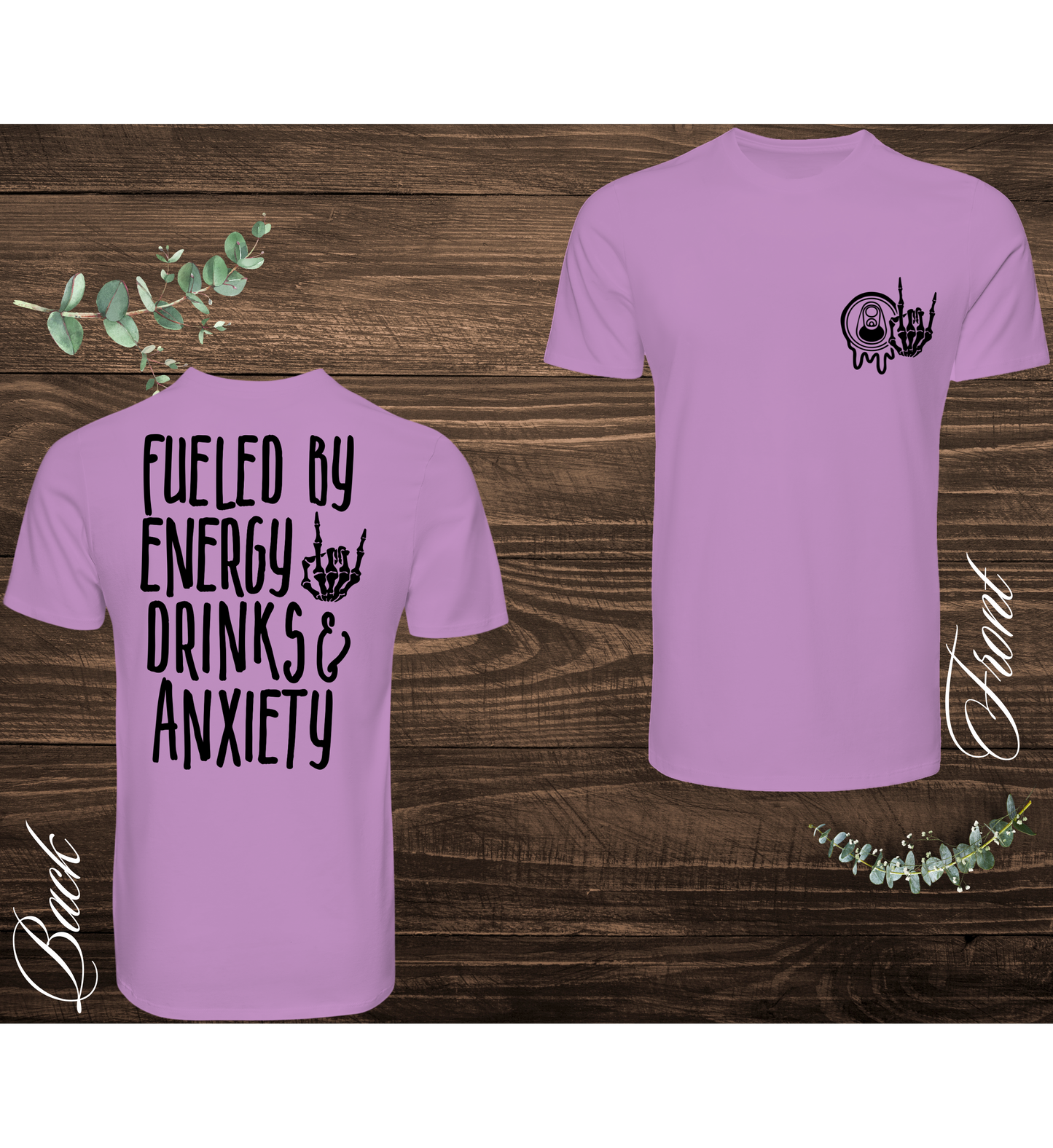 Energy Drinks & Anxiety Tee