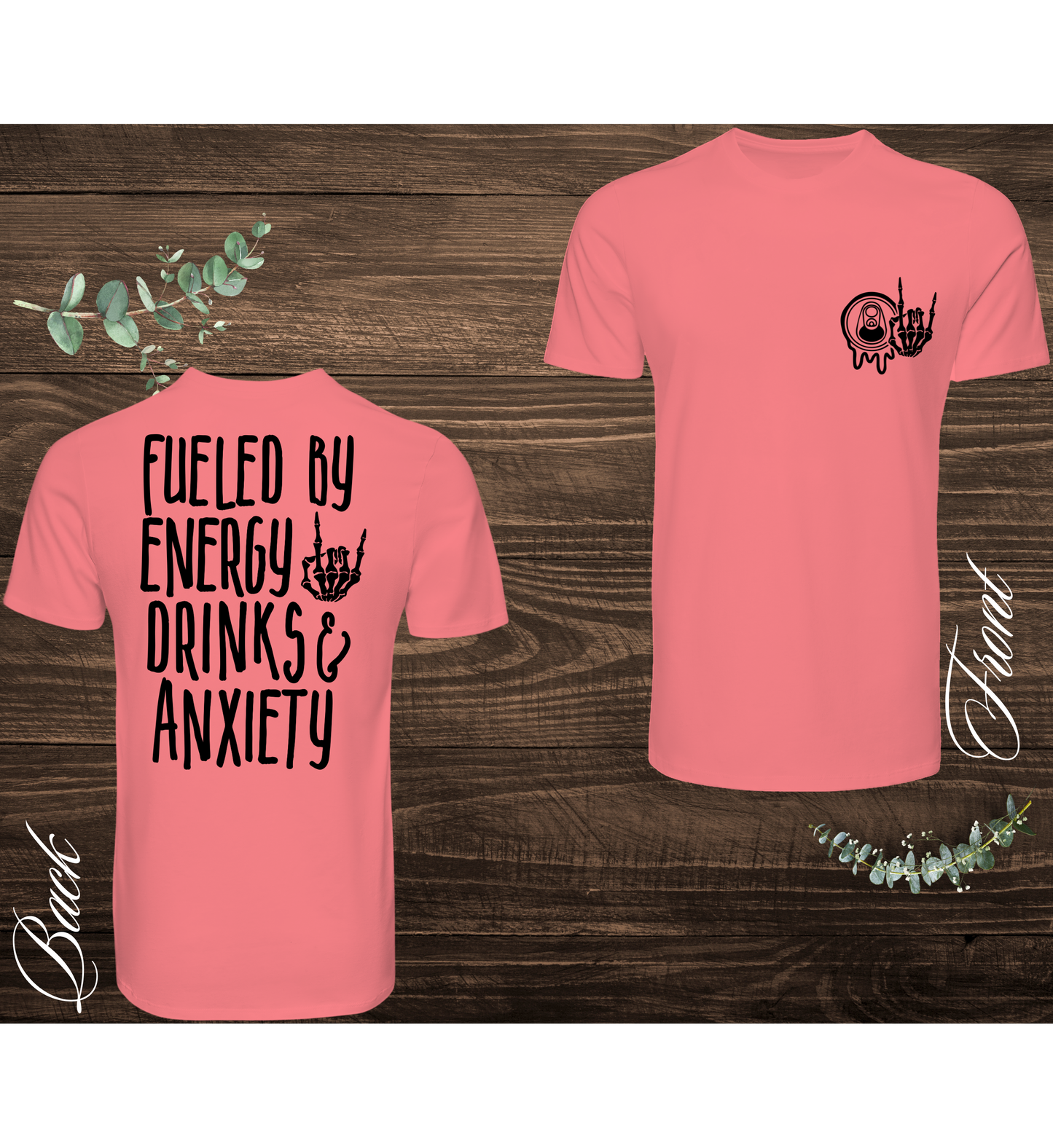 Energy Drinks & Anxiety Tee