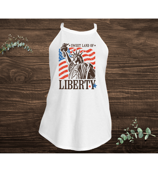 Sweet Land Of Liberty Statue Tank