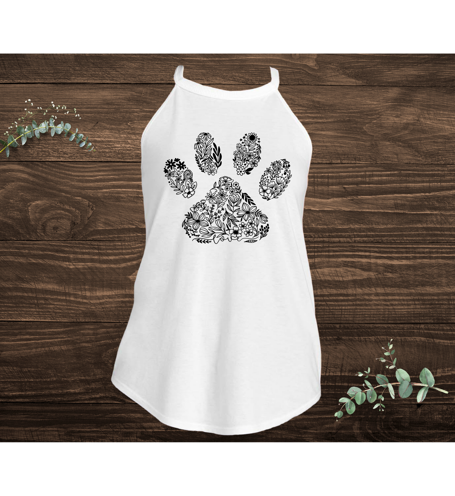 Floral Paw Tank